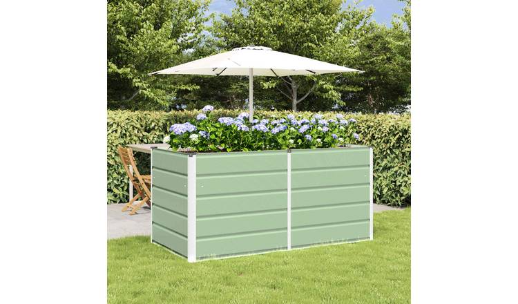 Walplus Steel Garden Planter - Green - 160 x 80 x 75 cm