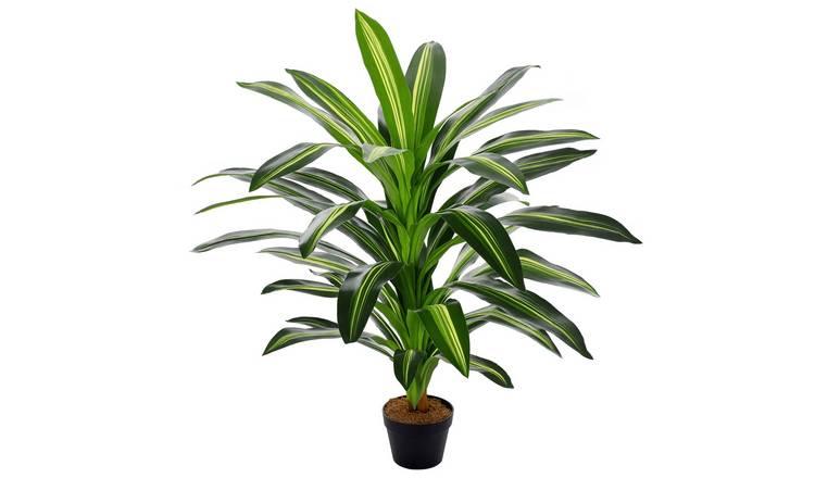 Outsunny 3.6FT Artificial Ficus Silk Tree with Nursery Pot - Green