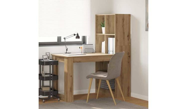 Walplus Engineered Wood Desk - Oak - 122 x 67 x 145 cm