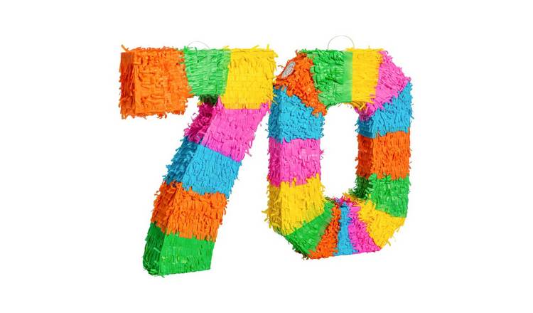 Fax Potato Fax Potato Pinata Set with Stick & Blindfold - 70th Birthday