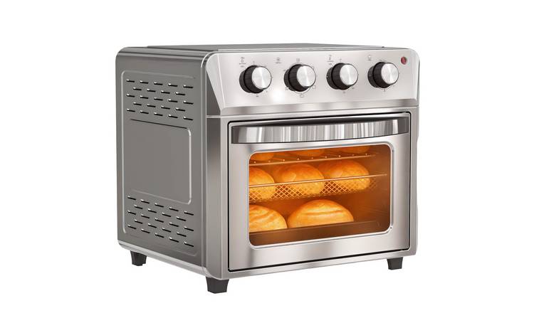 HOMCOM 24L Air Fryer Oven with Touch Screen and Adjustable Temperature - Silver