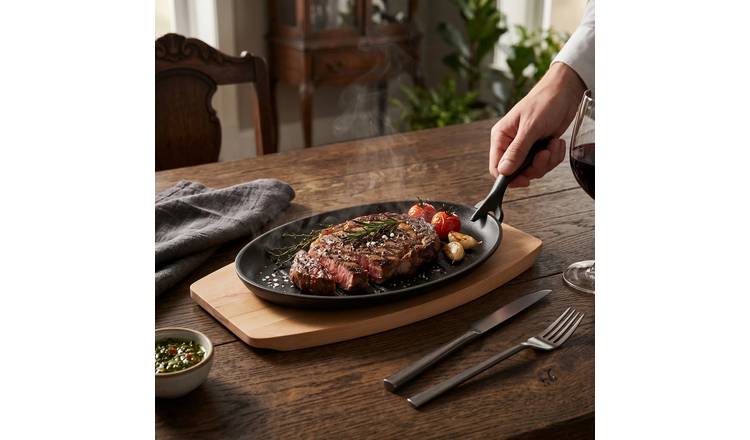 Orsina Large Sizzler Dish - Two Tone