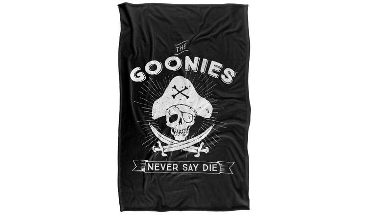 The Goonies Never Say Die Black & White Blanket - 147cm x 91cm