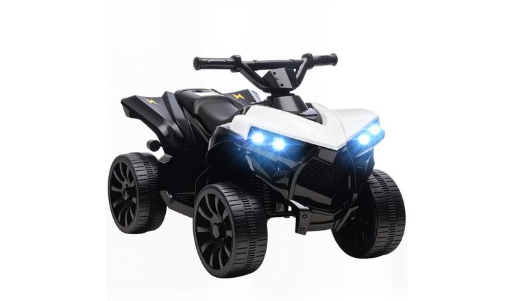 AIYAPLAY 6V 18-56 Months Music LED Electric Ride on Quad Bike – Black