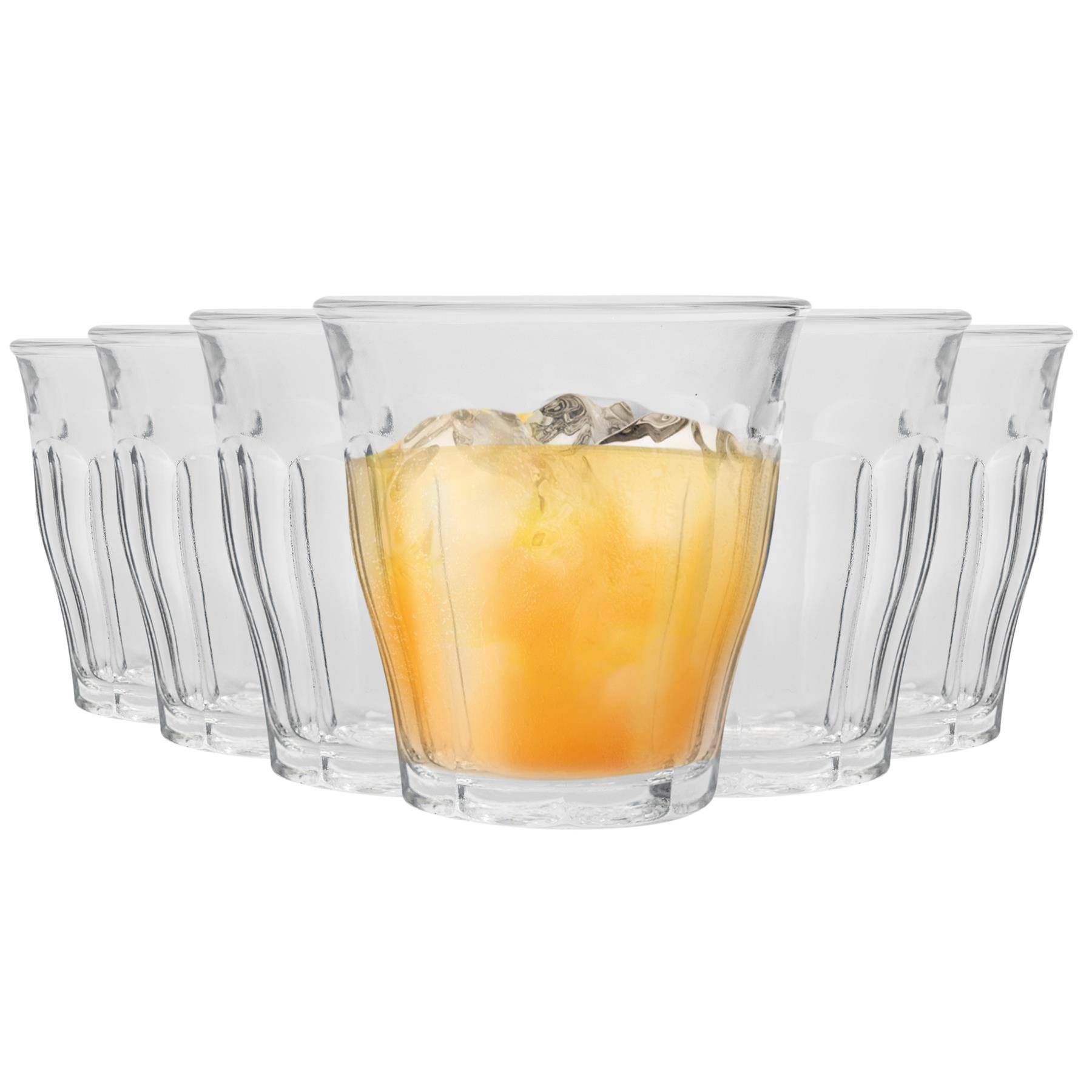 Duralex Picardie 220ml Drinking Glass Tumblers - Pack of 6 - Image 1