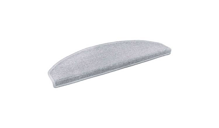 Walplus Pack of 15 Self-Adhesive Stair Mats - Light Grey - 80 x 24.5 cm