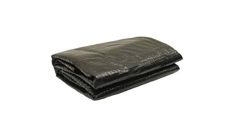 Walplus Polyethylene Pool Cover - Black - 356 cm