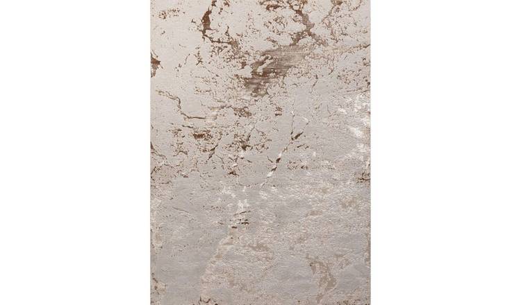 Mega Flooring Beige Modern Abstract Rug - 80 x 150cm