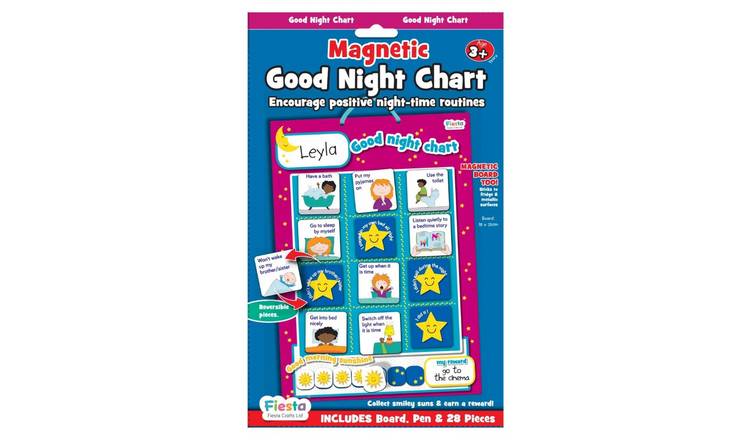 Fiesta Crafts Magnetic Good Night Chart - 3 Years +