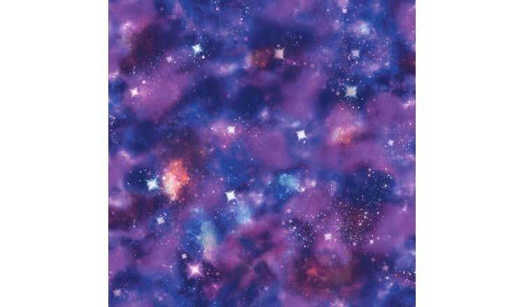 Rasch Cosmic Space Wallpaper - Blue & Purple