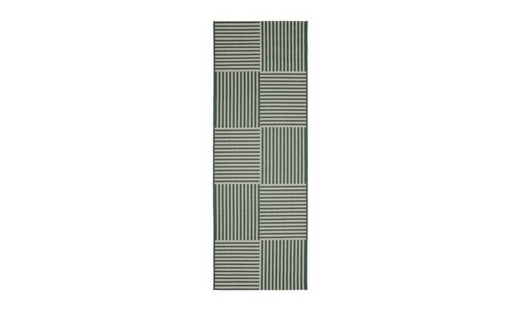 Mega Flooring Multi Modern Striped Rug - 67 x 200cm