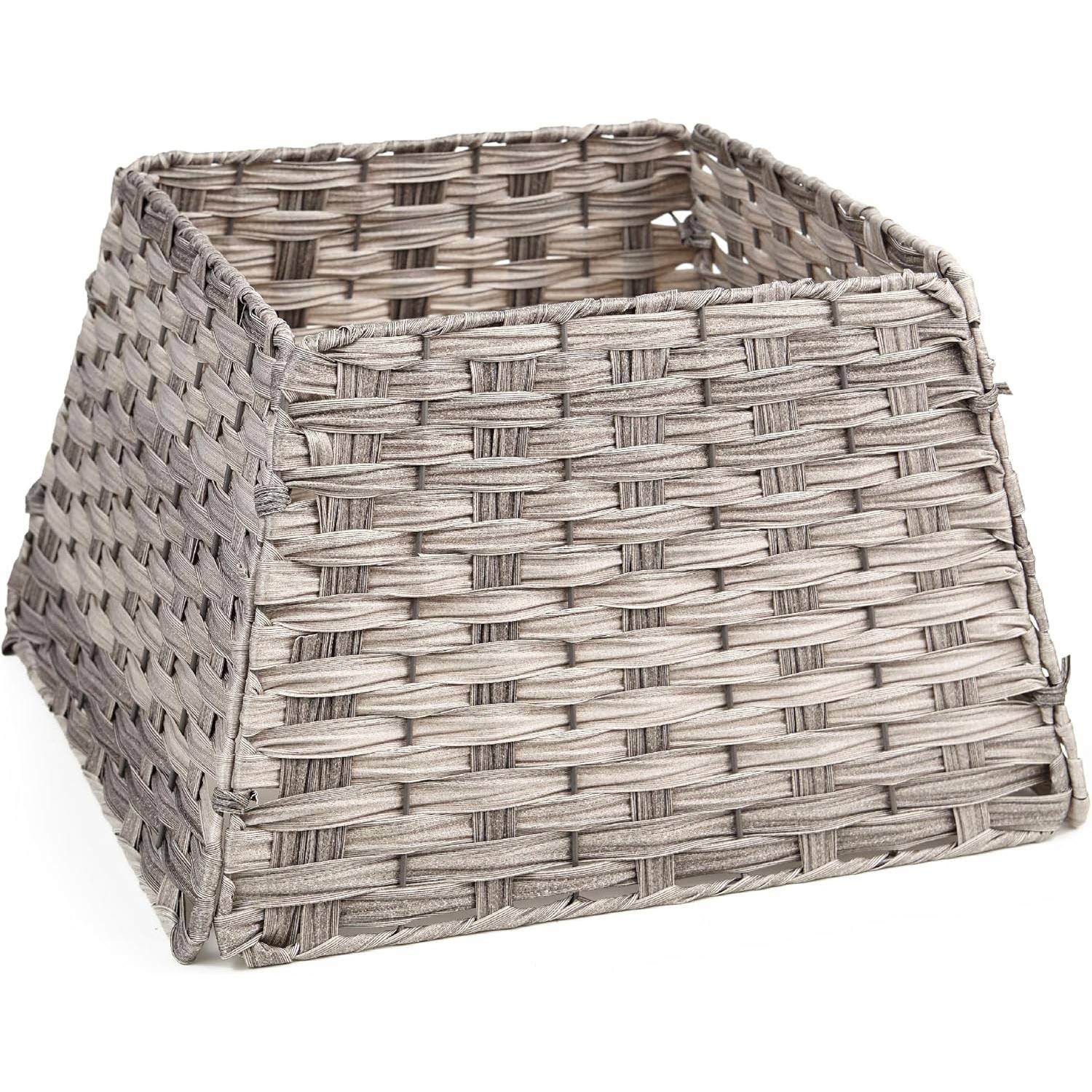 My Christmas Wicker Christmas Tree Skirt Base Rattan Basket - 45cm - Image 1