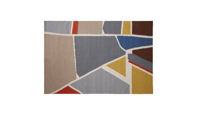 Orsina Multicoloured Bosie Villon Abstract Design Rug - 160 x 230cm