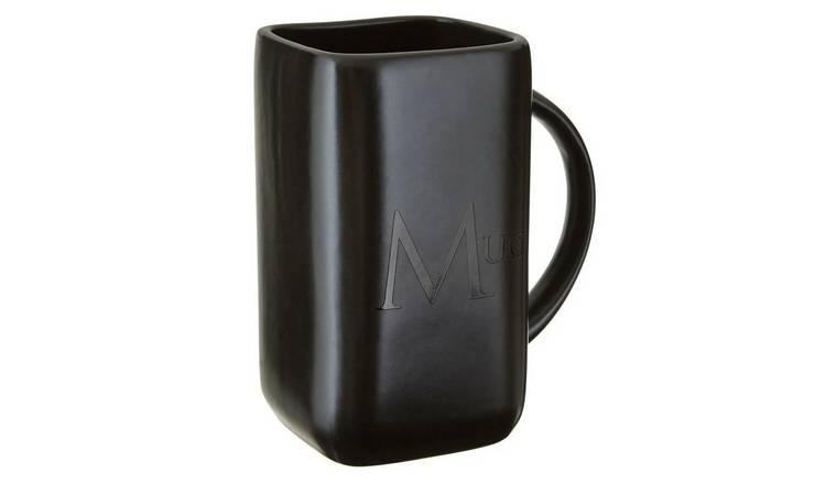 Orsina Text Mug – Black