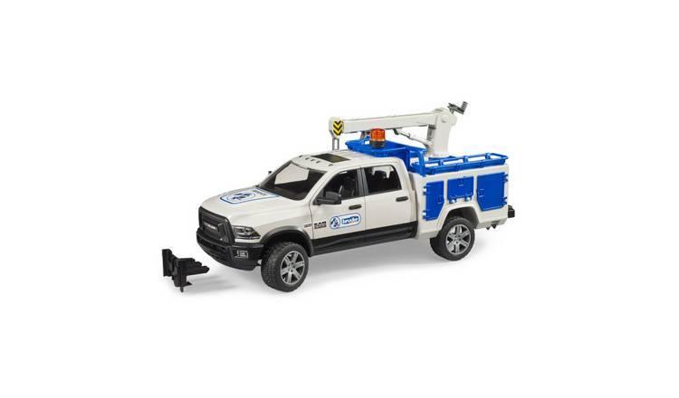 Bruder RAM 2500 Service Truck with Rotating Beacon Light Childrens Toy Model