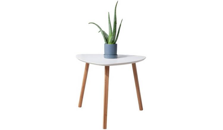Noa & Nani Malme Large Outdoor Side Table - White