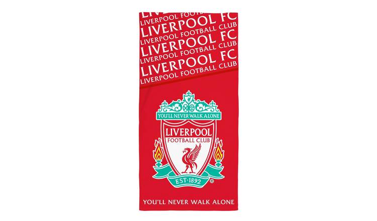 Liverpool FC Crest Red Towel - 150cm x 75cm