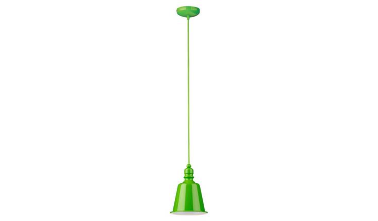 Orsina Metal Pagoda Pendant Light - Lime Green