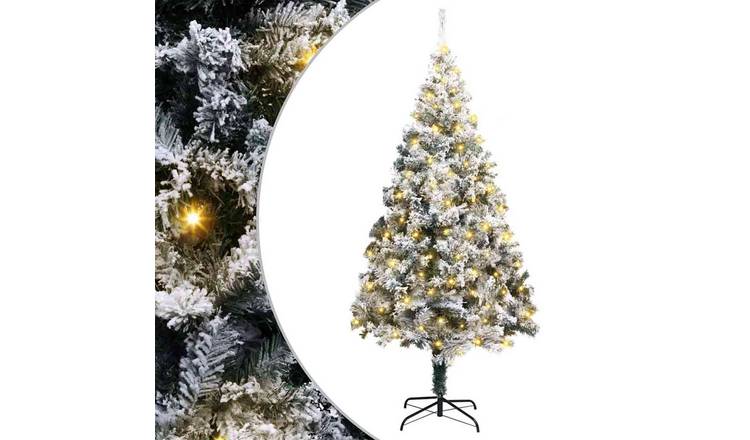 Walplus 300 LED Lights Artificial Christmas Tree 115 cm Wide - White - 180 cm
