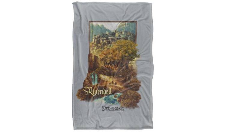 Lord Of The Rings Rivendell Soft Touch Blanket - 152cm x 127cm