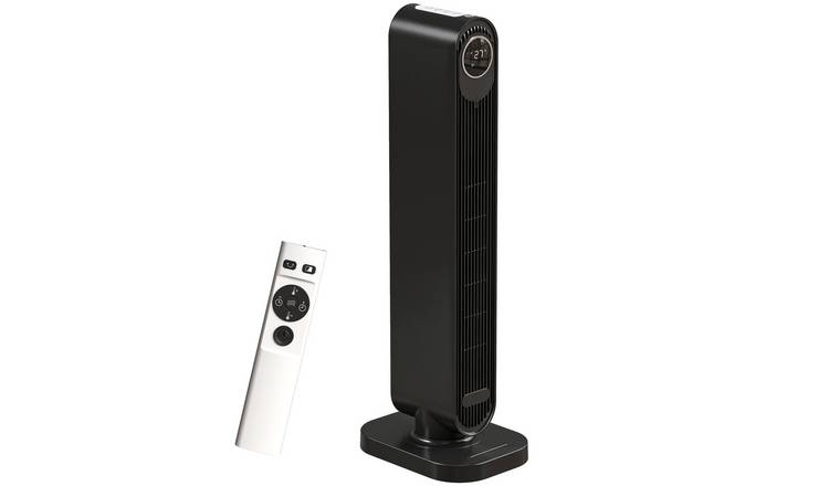 HOMCOM 2000W Ceramic Space Heater with 3 Modes and 15H Timer - Black