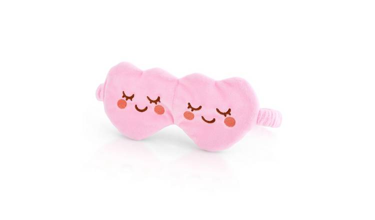 SMUG Plush Sleep Mask - Pink Hearts