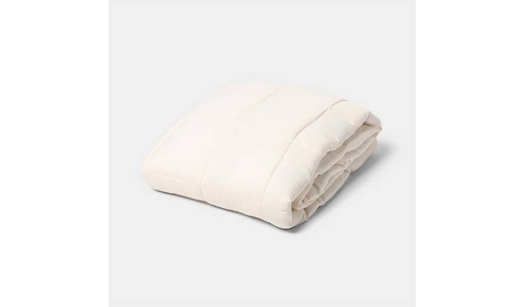 OHS Supersoft 8kg Weighted Blanket - 150x200cm - Cream