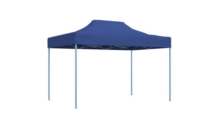 Walplus 3 x 4 m Professional Steel Folding Party Tent - Blue