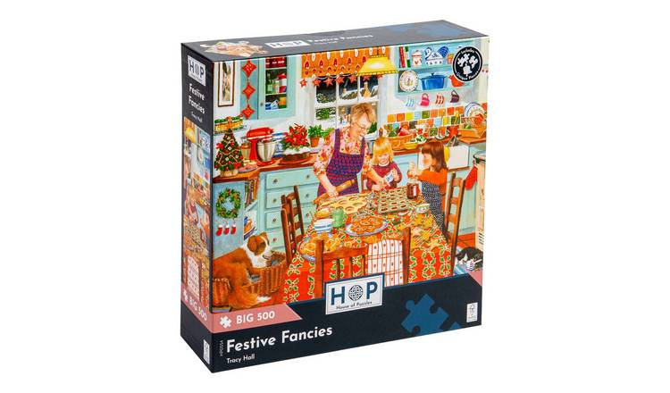 The House of Puzzles Festive Fancies BIG 500 Piece Jigsaw Puzzle
