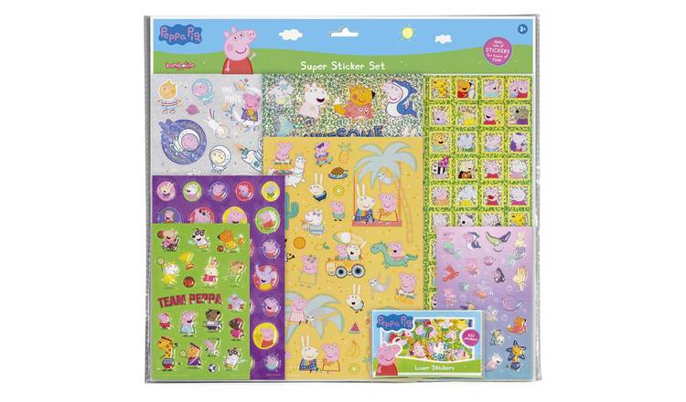 Totum Peppa Pig Super Stickers Craft Set - Age 3+