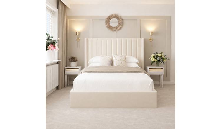 Bed Choices Madison Super King Bed Frame With 54" Headboard Beige