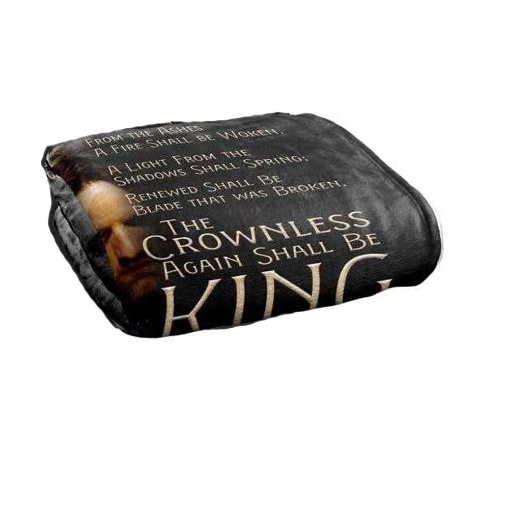 The Lord of the Rings: The King Aragorn Crownless King Blanket - 152cm x 127cm - Image 3