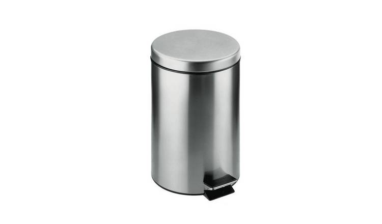 Cosmic Architect Bathroom Bin - Glossy Stainless Steel