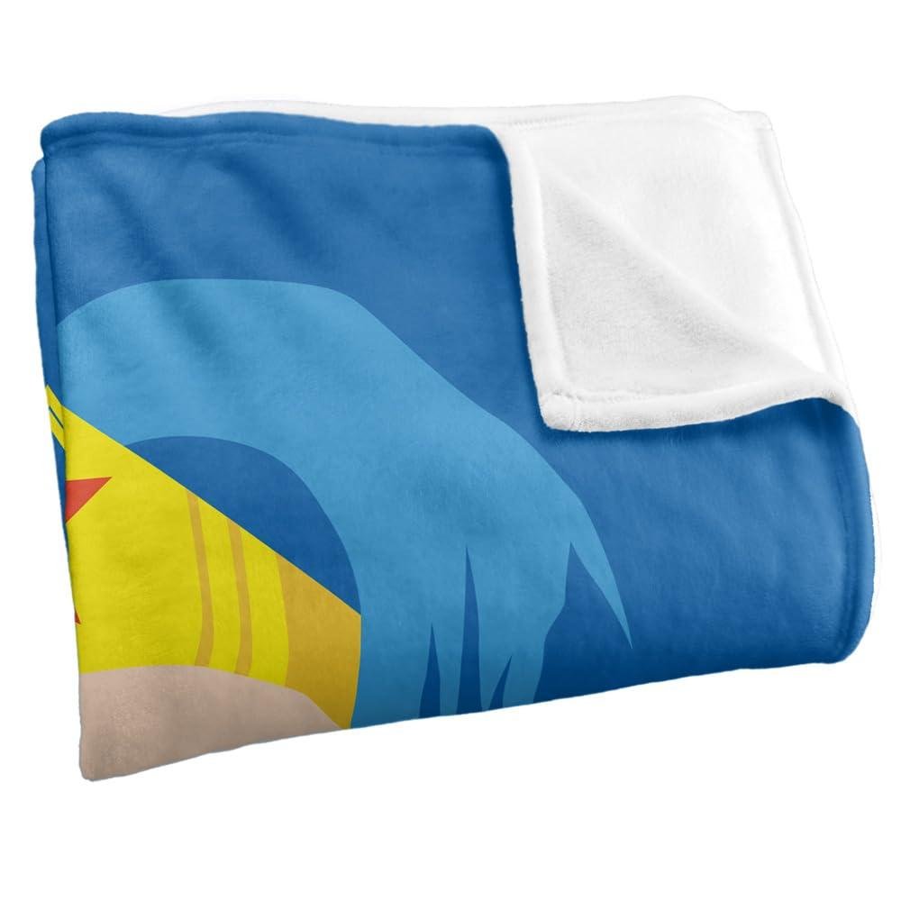 Wonder Woman Face Soft Touch Blanket - 152cm x 127cm - Image 2