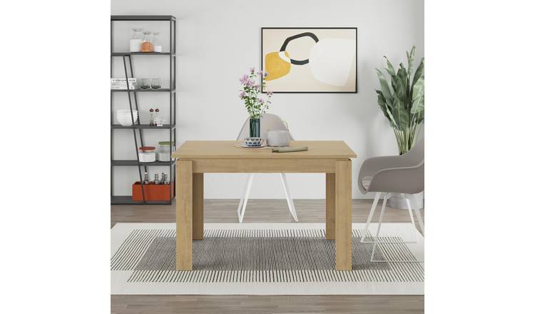 Decortie Tolmen Extendable Dining Table - Oak