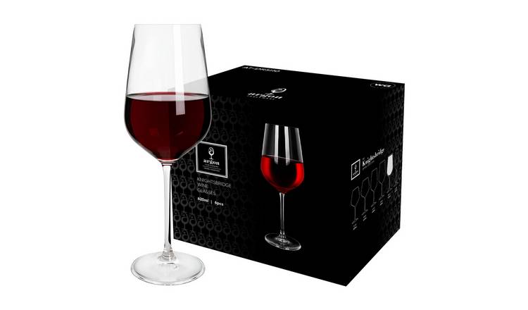 Argon Tableware Knightsbridge Crystal Red Wine Glasses - Pack of 24 - 620ml