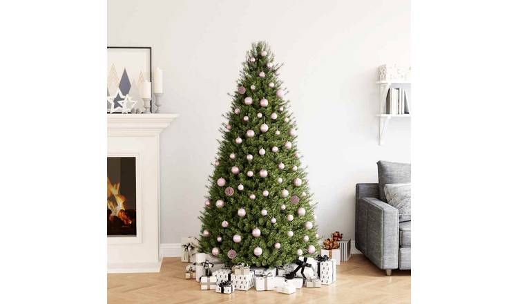 Walplus Pack of 100 PVC Christmas Baubles - Pink - 6 x 6 cm