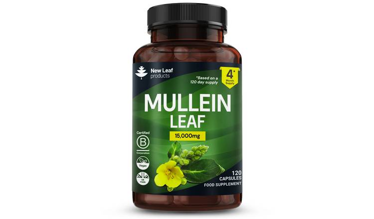New Leaf Mullein Leaf 15000mg per serving Supplement - 120 Capsules