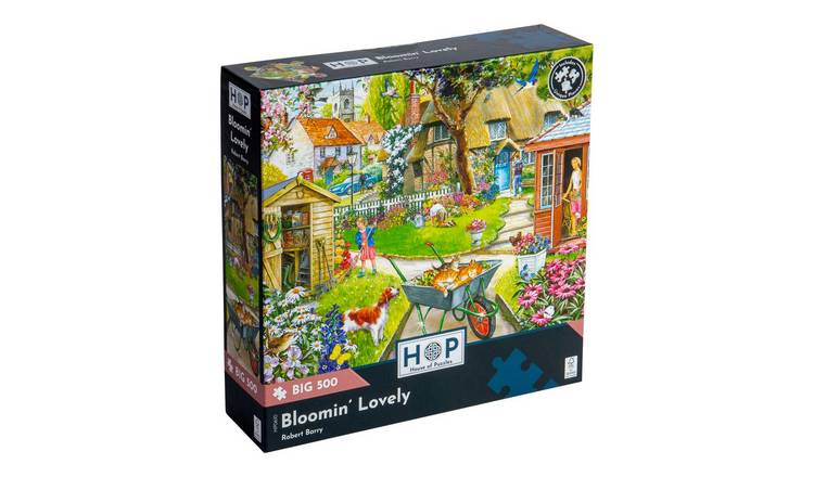 The House of Puzzles Bloomin' Lovely BIG 500 Piece Jigsaw Puzzle