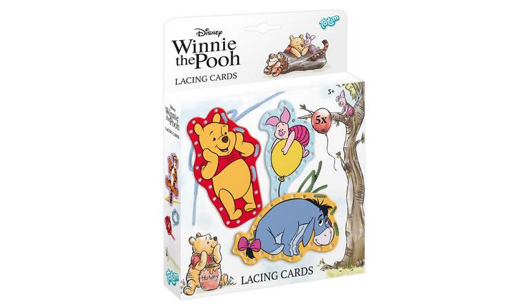 Totum Winnie the Pooh Lacing Cards - 5 Piece