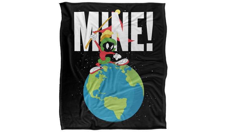 Looney Tunes Marvin The Martian Mine! Soft Touch Blanket - 152cm x 127cm
