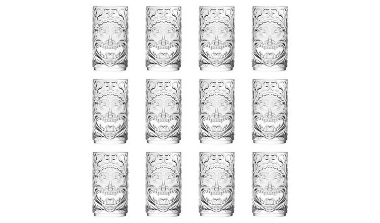 RCR Crystal Tiki Etruria Highball Glasses 460ml - Pack of 12