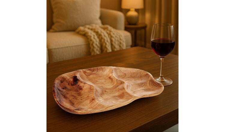 Orsina Savin 3 Section Serving Dish in Cedarwood