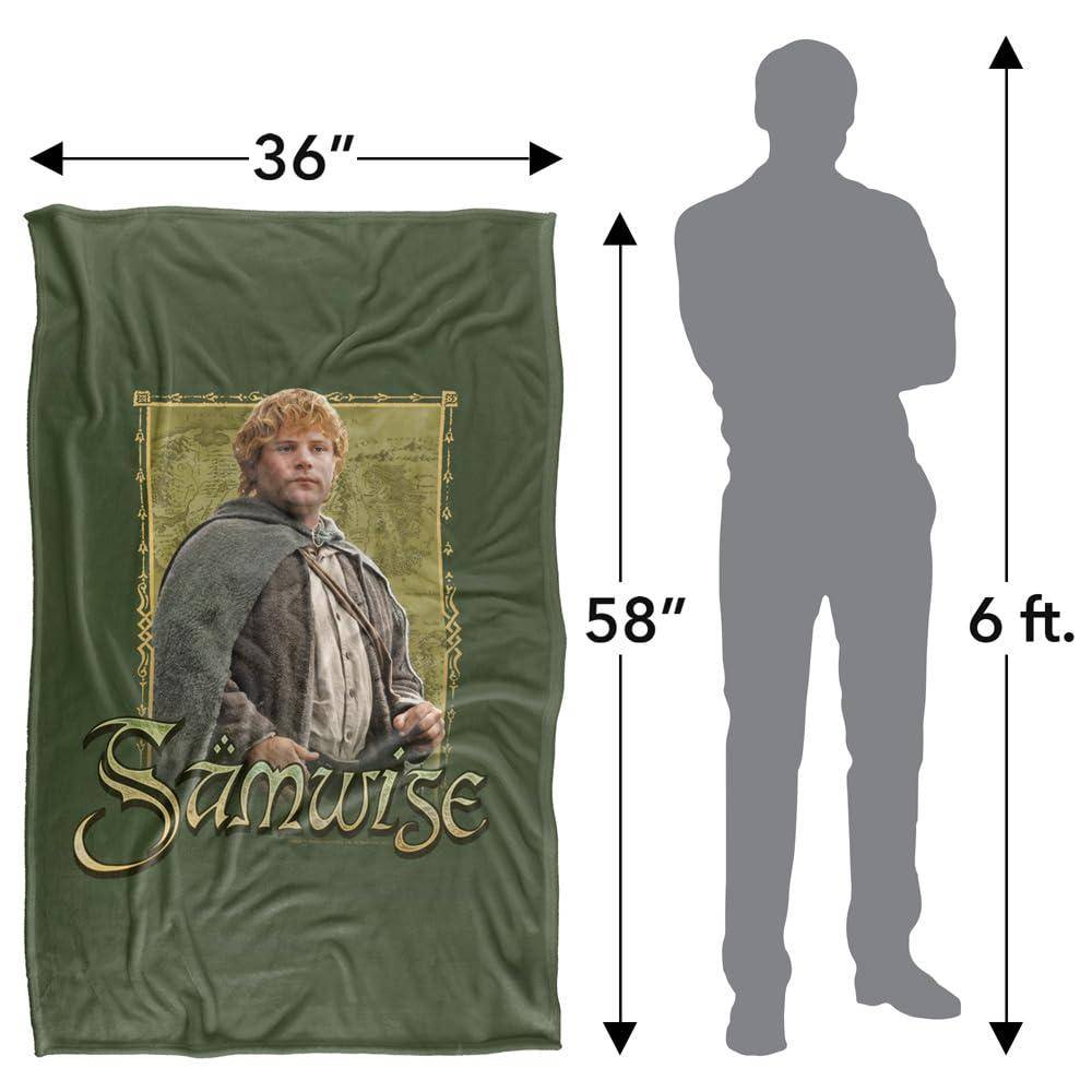 The Lord Of The Rings Samwise Soft Touch Blanket - 147cm x 91cm - Image 4