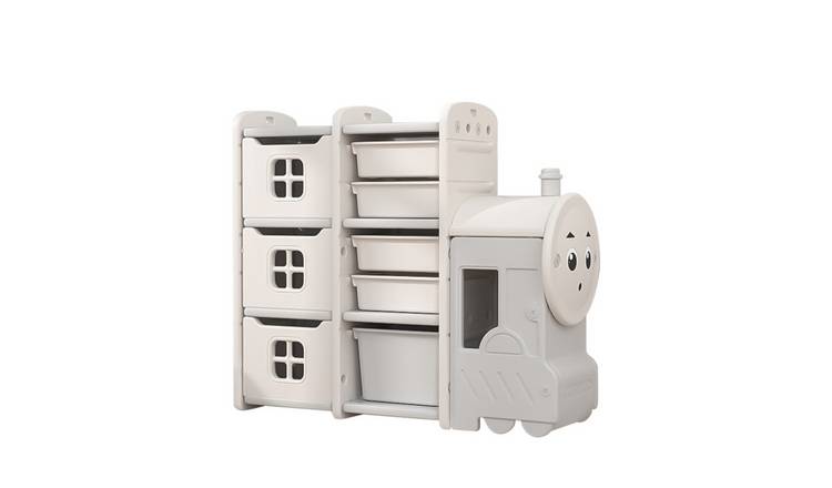 Living and Home Train Shape Toy Storage Rack