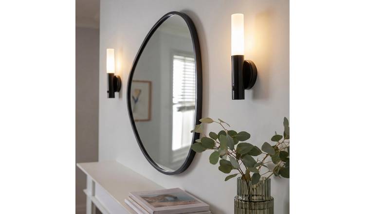 OHS 2 Pack Sensor Wall Lights - Black