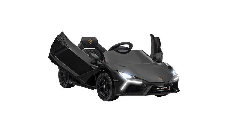 AIYAPLAY Lamborghini Revuelto 12V 3 to 5 Years Kids Electric Ride on Car – Black