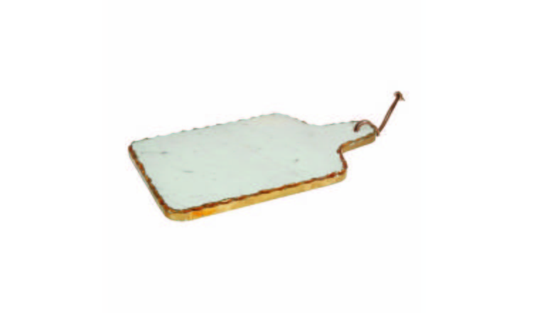 Orsina Empire Marble Serving Paddle Board - Two Tone