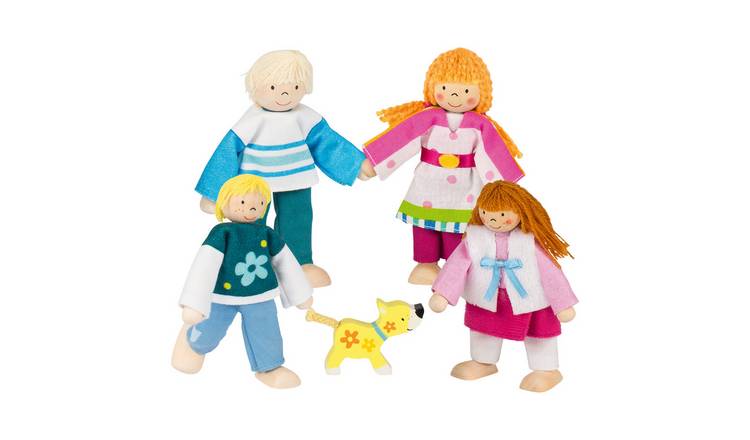 Goki Susibelle 5 Piece Flexible Puppet Dolls - Age 3+