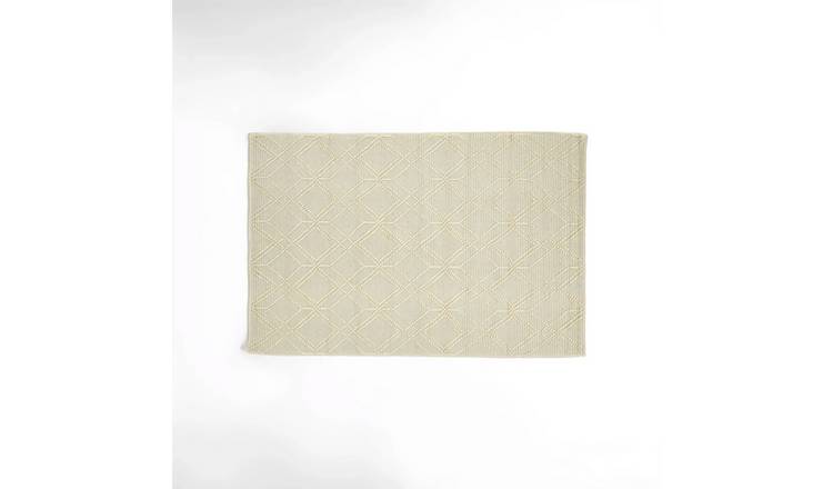 Orsina Grey Bosie Jango Geometric Iovry Rug - 120 x 190cm